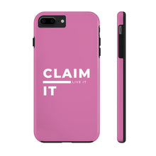 Load image into Gallery viewer, Claim it, Live it! Phone Case (Breast Cancer Awareness)