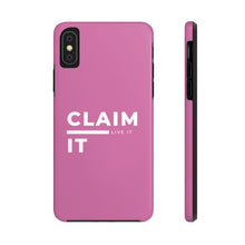Load image into Gallery viewer, Claim it, Live it! Phone Case (Breast Cancer Awareness)