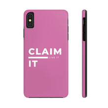 Load image into Gallery viewer, Claim it, Live it! Phone Case (Breast Cancer Awareness)