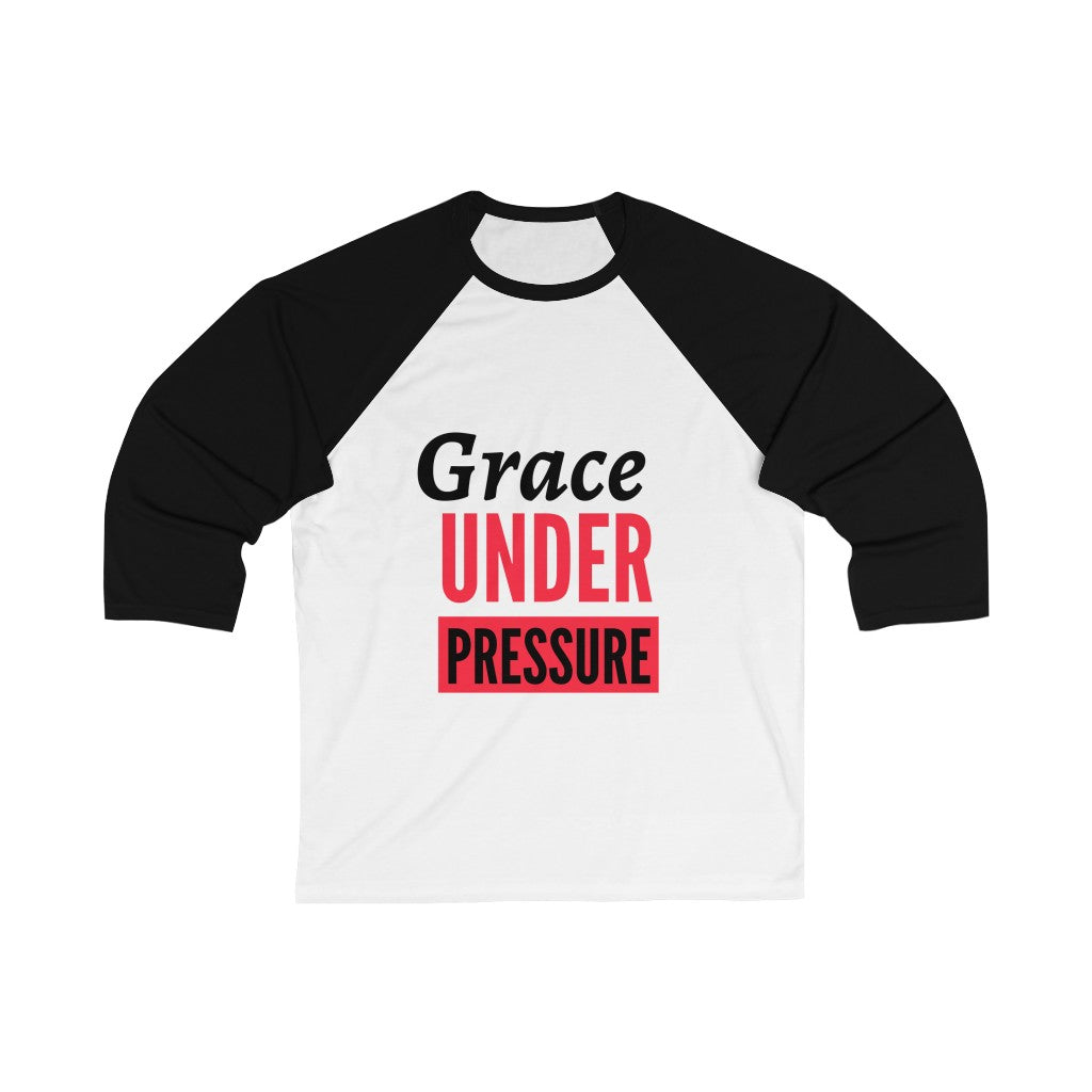 Grace Under Pressure Baseball Tee – Ask Seek Knock Clothing, image size:1024x1024